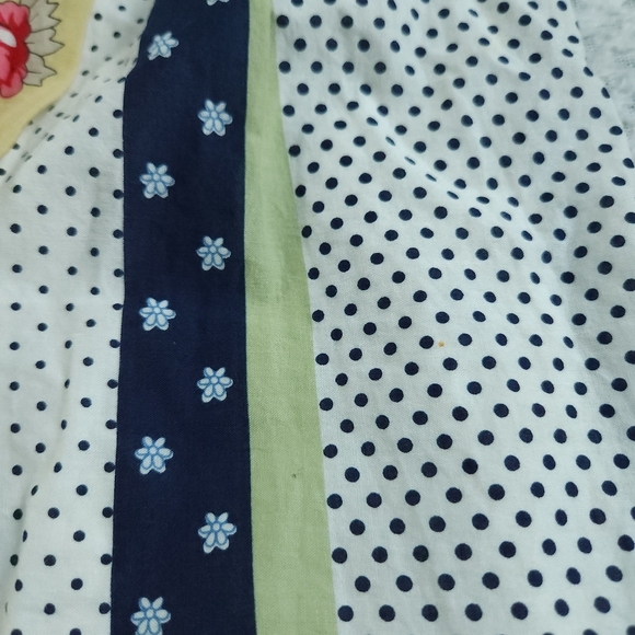 2000s Teeze Me Patchwork Style Floral Dress Sz 3 - Picture 9 of 11